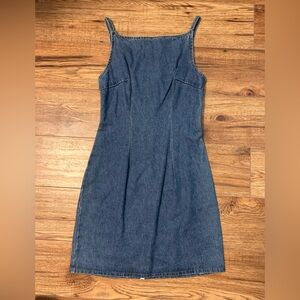 VINTAGE 1990s Fitted Denim Mini Dress